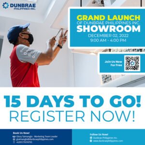 Grand Launch of Dunbrae Philippines Showroom Countdown